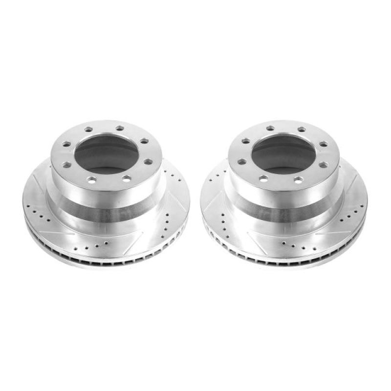 Power Stop 09-20 GMC Savana 4500 Rear Drilled & Slotted Rotor - Pair