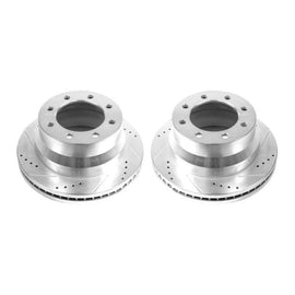 Power Stop 09-20 GMC Savana 4500 Rear Drilled & Slotted Rotor - Pair