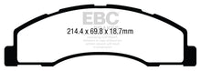 Load image into Gallery viewer, EBC 08+ Ford Econoline E150 4.6 Yellowstuff Front Brake Pads