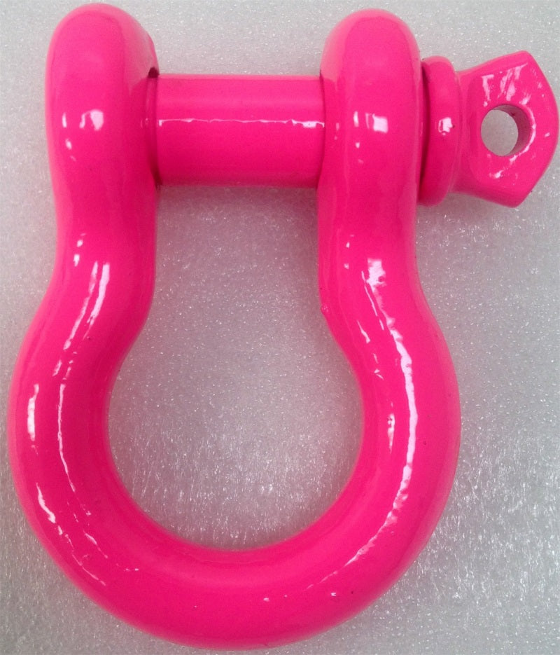 Iron Cross 3/4in D-Ring Shackle - Pink