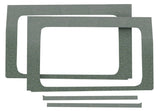 DEI 18-23 Jeep Wrangler JL 4-Door Boom Mat Rear Side Window Trim - 4 Piece - Gray