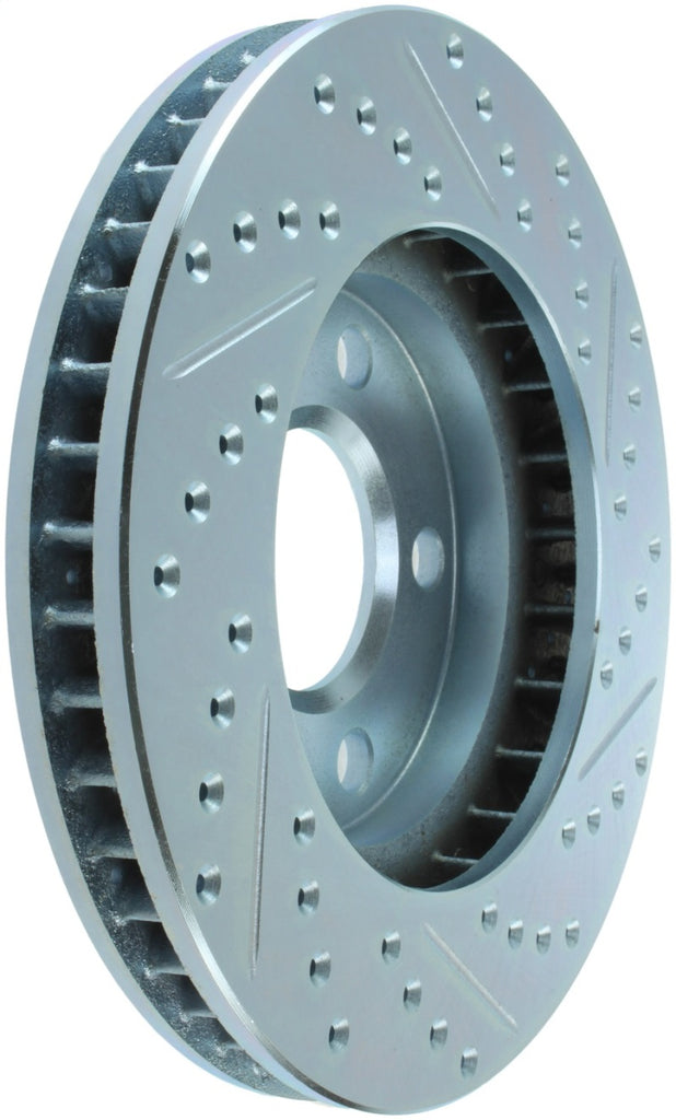 StopTech Select Sport 97-03 Pontiac Grand Prix Slotted and Drilled Right Front Rotor