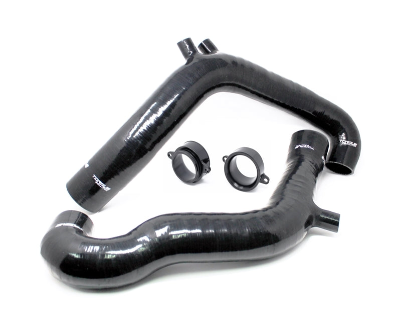 Torque Solution Turbo Inlet Hose Black - 10-12 Porsche 997.2 Turbo / Turbo S