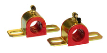 Load image into Gallery viewer, Prothane Universal 90 Deg Greasable Sway Bar Bushings - 29MM - Type B Bracket - Red