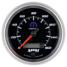 Load image into Gallery viewer, Autometer Mopar 3-3/8in 160 MPH Electric Programmable Speedometer Gauge - Black