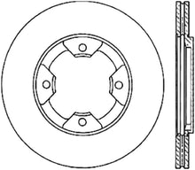 Load image into Gallery viewer, StopTech Power Slot 84-85 Nissan 300ZX Slotted &amp; Drilled Right Front Rotor