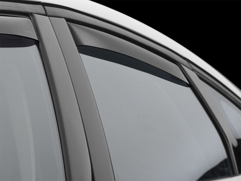 WeatherTech 2013+ Ford Fusion Rear Side Window Deflectors - Dark Smoke