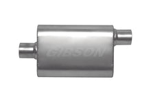 Load image into Gallery viewer, Gibson CFT Superflow Center/Offset Oval Muffler - 4x9x18in/2.5in Inlet/2.5in Outlet - Stainless