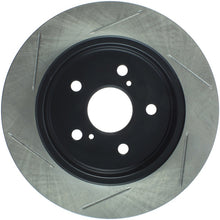 Load image into Gallery viewer, StopTech 15-16 Nissan NX200T / NX300H Slotted Rear Left Sport Brake Rotor