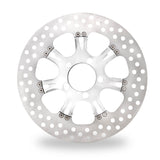 Performance Machine Disc/Carr 11.8 Virtue Rear Right - Chrome