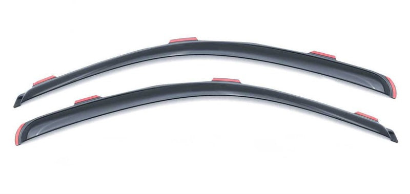 AVS 15-18 Chevy Colorado Ext. Cab Ventvisor In-Channel Window Deflectors 2pc - Smoke - GTR Auto
