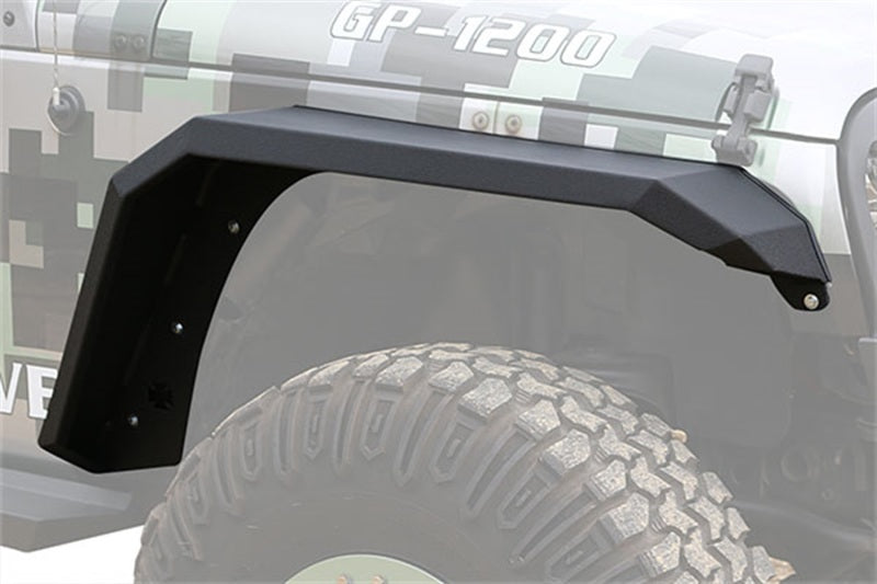 Iron Cross 18-19 Jeep Wrangler JL Fender Flare Set - Rear - Matte Black