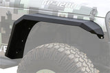 Iron Cross 07-18 Jeep Wrangler JK Fender Flare Set - Front - Matte Black