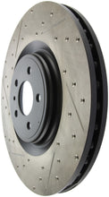 Load image into Gallery viewer, StopTech 13-14 Ford Mustang Shelby GT500 Front Right Slotted &amp; Drilled Sport Brake Rotor
