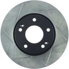 Load image into Gallery viewer, StopTech Power Slot 03-08 Hyundai Tiburon / 06-10 Kia Optima/12 Soul Front Right Slotted Rotor