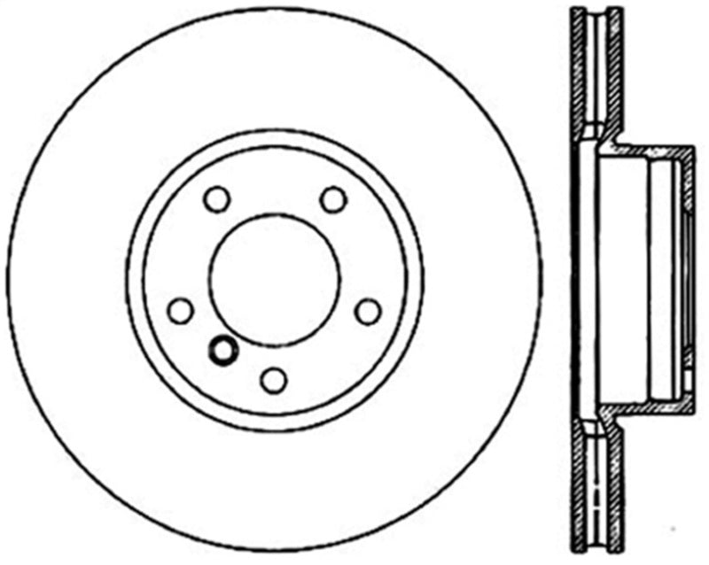 Stoptech 04/00+ BMW 530i/540i Front Premium Cryo Rotor