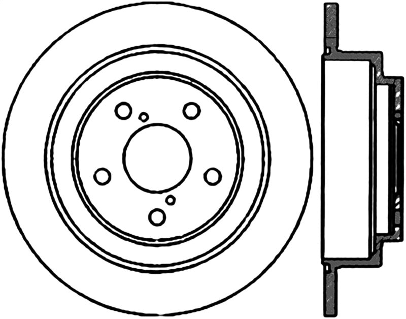 StopTech Power Slot 02-05 WRX CYRO Rear Right Rotor *Special Order 3-6 weeks No Cancellations*