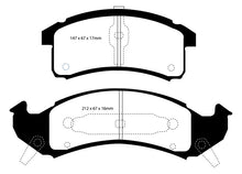 Load image into Gallery viewer, EBC 92-93 Buick Le Sabre (FWD) 3.8 Redstuff Front Brake Pads