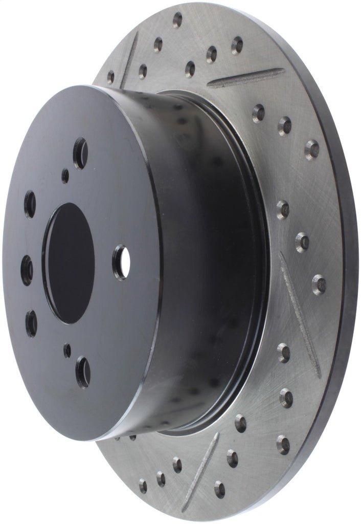 StopTech 07-09 Lexus ES 250/ES 300/ ES330/ES350 SportStop Slotted & Drilled Right Rear Rotor