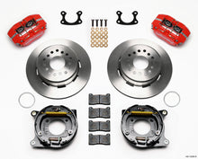 Load image into Gallery viewer, Wilwood Dynapro Dust-Boot P/S Park Brake Kit Red Small Ford 2.50in Offset