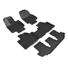 Load image into Gallery viewer, 3D MAXpider 21-22 Toyota Highlander Hybrid 2nd Row Bucket Kagu 1st 2nd 3rd Row - Set (Black)