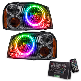 Oracle 01-04 Nissan Frontier SMD HL - Dual Halo - ColorSHIFT w/ 2.0 Controller