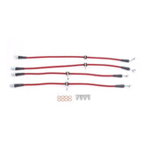 Power Stop 08-10 Subaru Impreza Front & Rear SS Braided Brake Hose Kit