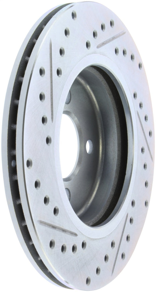 StopTech 02-06 Mini Cooper Select Sport Slotted & Drilled Front Left Rotor