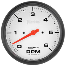 Load image into Gallery viewer, AutoMeter Phantom 5in. 0-6K RPM In-Dash Tachometer Gauge