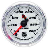 Autometer C2 52mm 140 - 280 Deg. F Electronic Oil Temp Gauge