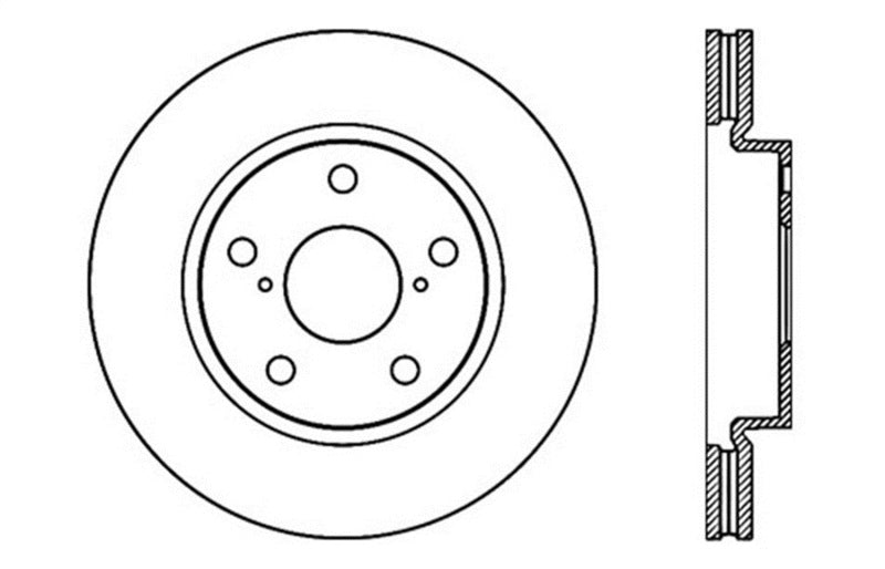 StopTech Drilled Sport Brake Rotor