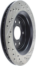 Load image into Gallery viewer, StopTech 03-09 Saab 9-3 Slotted &amp; Drilled Right Rear Rotor