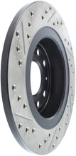 Load image into Gallery viewer, StopTech 03-12 Saab 9-3/9-3X Slotted &amp; Drilled Left Rear Rotor