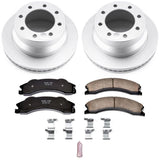 Power Stop 09-19 GMC Savana 4500 Rear Z17 Coated Brake Kit