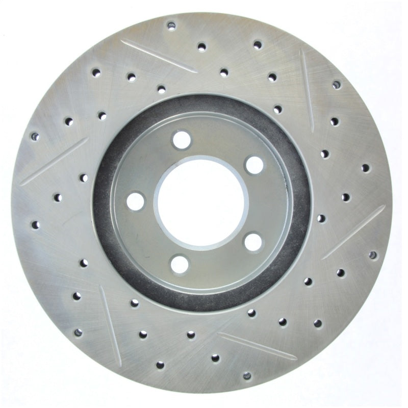 StopTech Select Sport 96-97 Ford Thunderbird Slotted and Drilled Right Front Rotor