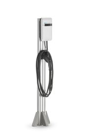 EvoCharge EVSE + No Cable Mgmt - Single Port Pedestal w/18ft Cable