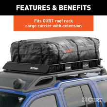 Load image into Gallery viewer, Curt 59in x 34in x 21in Extended Roof Rack Cargo Bag