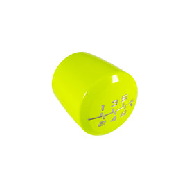 Raceseng Ashiko Shift Knob (Gate 3 Engraving) M12x1.25mm Adapter - Neon Yellow
