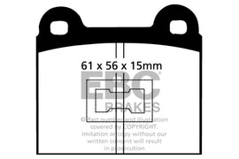 EBC 73-77 Audi Fox 1.5 Greenstuff Front Brake Pads