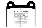 EBC 73-77 Audi Fox 1.5 Greenstuff Front Brake Pads