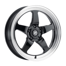 Load image into Gallery viewer, Forgestar D5 Drag 17x7.0 / 5x114.3 BP / ET06 / 4.25in BS Gloss Black Wheel