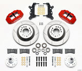 Wilwood Narrow Superlite 6R Front Hub & 1PC Rtr Kit 12.88in-Red 60-68 Ford / Mercury Full Size