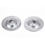 Power Stop 03-05 Infiniti G35 Front Evolution Drilled & Slotted Rotors - Pair