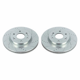 Power Stop 19-20 Chevrolet Silverado 1500 Front Evolution Drilled & Slotted Rotors - Pair