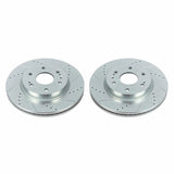 Power Stop 19-20 Chevrolet Silverado 1500 Front Evolution Drilled & Slotted Rotors - Pair