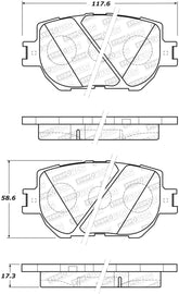 StopTech Street Brake Pads - Rear