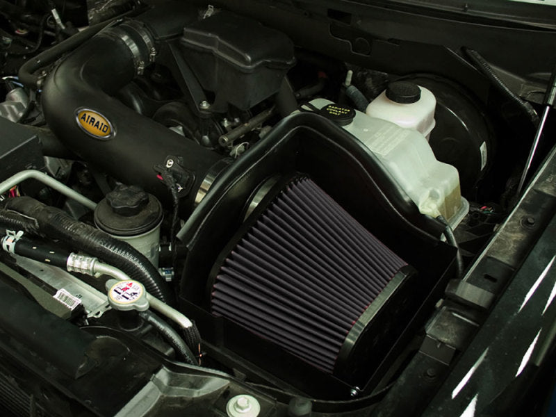 Airaid 2010 Ford F-150 Raptor 5.4L CAD Intake System w/ Tube (Dry / Black Media)