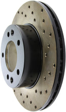 Load image into Gallery viewer, StopTech 89-92 Mazda RX-7 Drilled Left Front Rotor