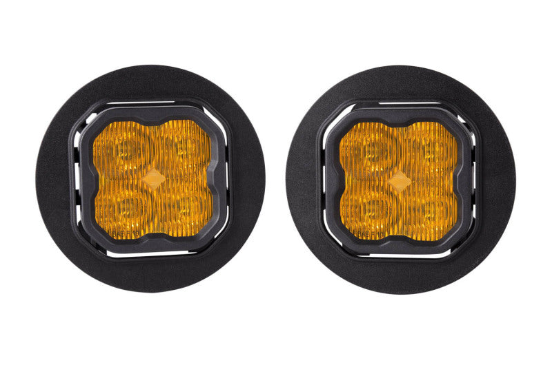 Diode Dynamics SS3 LED Pod Max Type OB Kit - Yellow SAE Fog