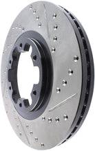 Load image into Gallery viewer, StopTech 98-03 Infiniti QX4/QX56 / 12/98-04 Nissan Pathfinder Slotted &amp; Drilled Left Front Rotor
